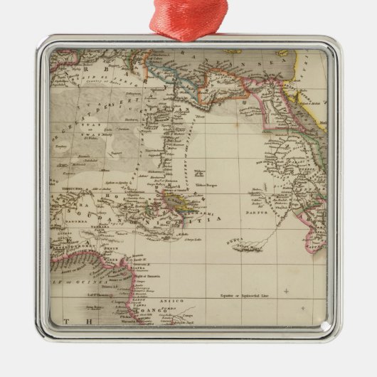 Afrika 40 metalen ornament (Voorkant)