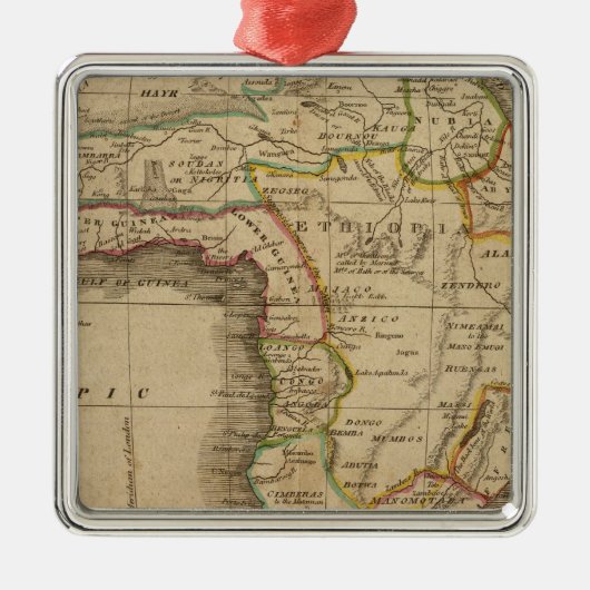 Afrika 41 metalen ornament (Voorkant)