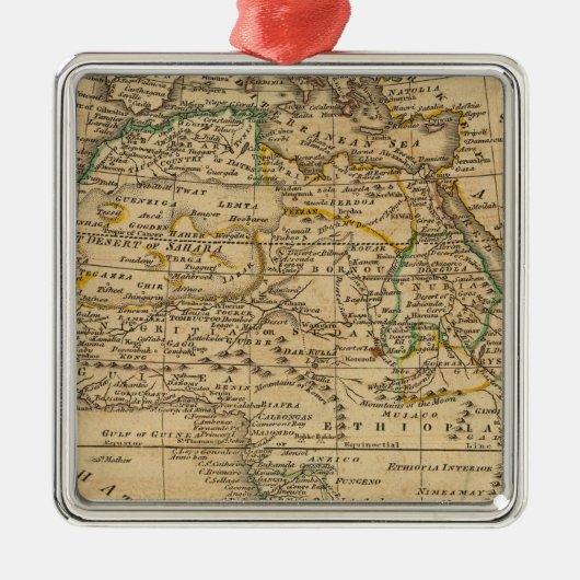 Afrika 45 metalen ornament (Voorkant)