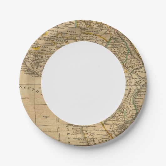 Afrika 45 papieren bordje (Voorkant)