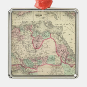 Afrika 47 metalen ornament