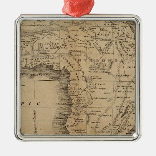 Afrika 50 metalen ornament (Voorkant)