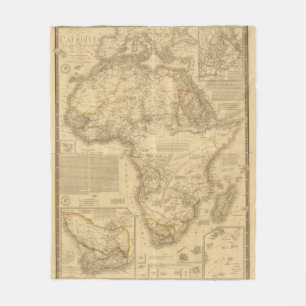 Afrika 5 fleece deken
