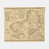 Afrika 5 fleece deken (Voorkant (Horizontaal))