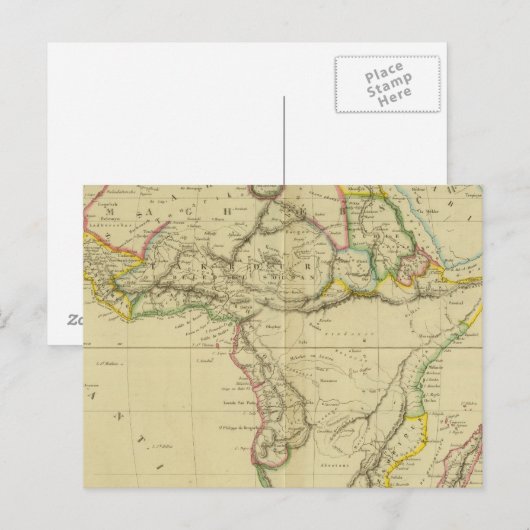 Afrika 6 briefkaart (Voorkant / Achterkant)
