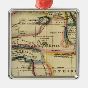 Afrika 7 metalen ornament