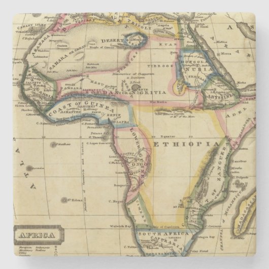 Afrika 7 stenen onderzetter (Voorkant)