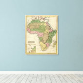 Afrika 9 canvas afdruk (Insitu (Houten vloer))