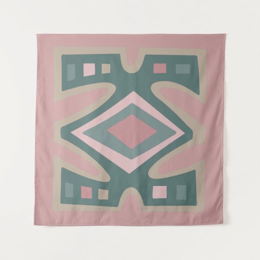 afrika abstract modern patroon wandkleed (Voorkant (horizontaal))