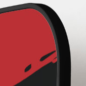 Afrika, Afrikaanse kleuren, aangepaste naam gepers Pickleball Paddle (Links Detail)