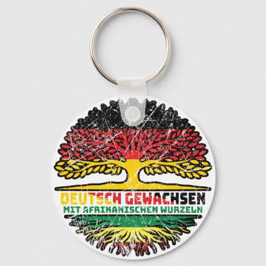 Afrika Afrikanisch Deutsch Deutschland Baum Wurzel Sleutelhanger (Voorkant)