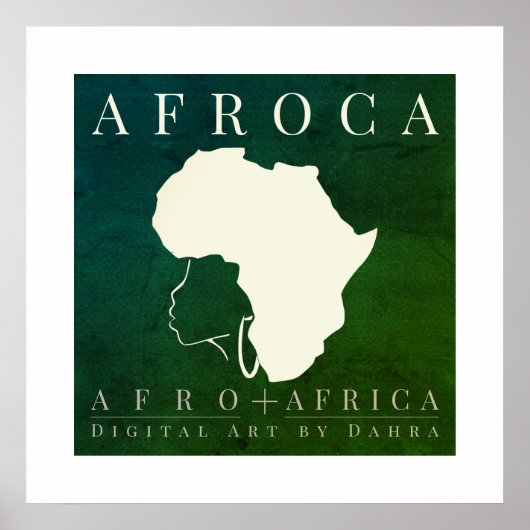 AFRIKA AFRO POSTER (Voorkant)