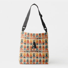 Afrika Amhara Ethiopië Geometrisch Etnisch Patroon Crossbody Tas