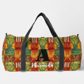 Afrika Amhara Ethiopië Geometrisch Etnisch Patroon Plunjezak (Voorkant)