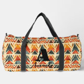 Afrika Amhara Ethiopië Geometrisch Etnisch Patroon Plunjezak (Voorkant)