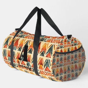 Afrika Amhara Ethiopië Geometrisch Etnisch Patroon Plunjezak