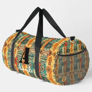 Afrika Amhara Ethiopië Geometrisch Etnisch Patroon Plunjezak