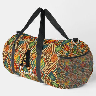Afrika Amhara Ethiopië Geometrisch Etnisch Patroon Plunjezak