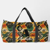 Afrika Amhara Ethiopië Geometrisch Etnisch Patroon Plunjezak (Voorkant)