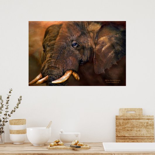 Afrika-Ancient Giants Art Poster/Print Poster (Keuken)