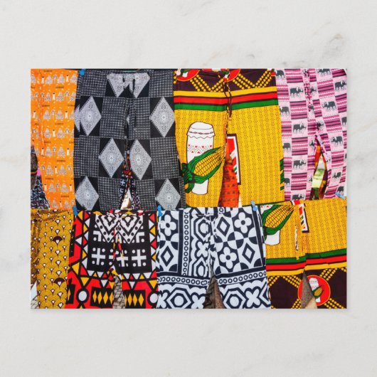 Afrika, Angola, Benguela. Felgekleurde Broeken Briefkaart (Voorkant)