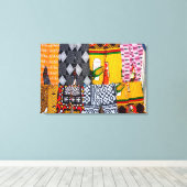 Afrika, Angola, Benguela. Felgekleurde Broeken Canvas Afdruk (Insitu (Houten vloer))