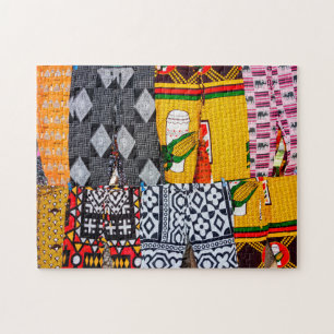 Afrika, Angola, Benguela. Felgekleurde Broeken Legpuzzel