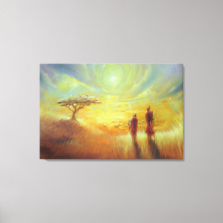 Afrika - Artiest: Smeet K. Gusani Canvas Afdruk