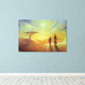 Afrika - Artiest: Smeet K. Gusani Canvas Afdruk (Insitu (Houten vloer))