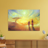 Afrika - Artiest: Smeet K. Gusani Canvas Afdruk (Insitu (Woonkamer))
