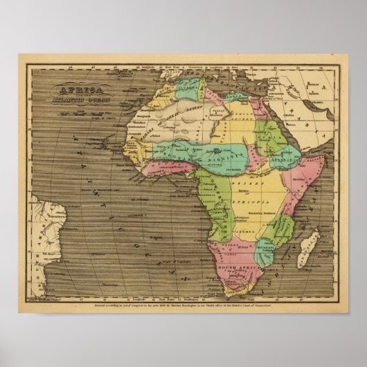 Afrika, Atlantische Poster (Voorkant)