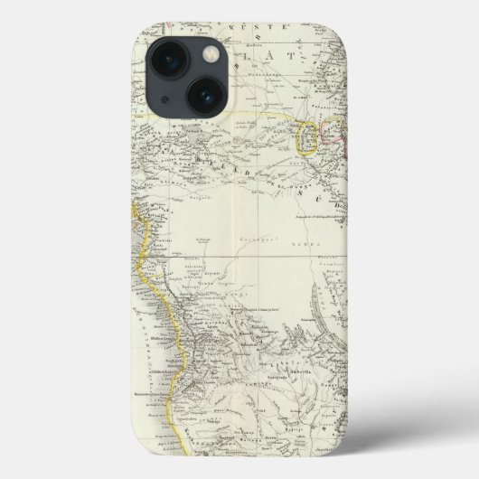 Afrika Atlas Kaart Case-Mate iPhone Case (Achterkant)