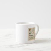 Afrika - Atlas-kaart van Afrika Espresso Kop (Voorkant rechts)