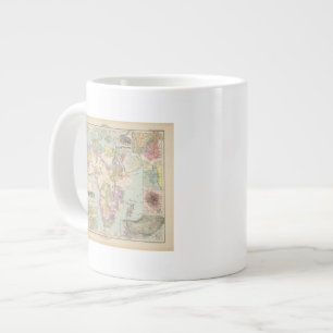 Afrika - Atlas-kaart van Afrika Grote Koffiekop