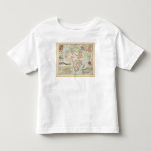 Afrika - Atlas-kaart van Afrika Kinder Shirts