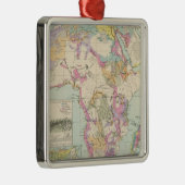 Afrika - Atlas-kaart van Afrika Metalen Ornament (Rechts)