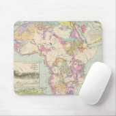 Afrika - Atlas-kaart van Afrika Muismat (Met muis)