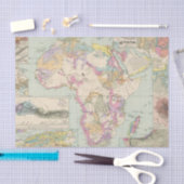 Afrika - Atlas-kaart van Afrika Tissuepapier (Craft)
