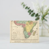 Afrika Atlas Map 2 Briefkaart (Staand voorkant)
