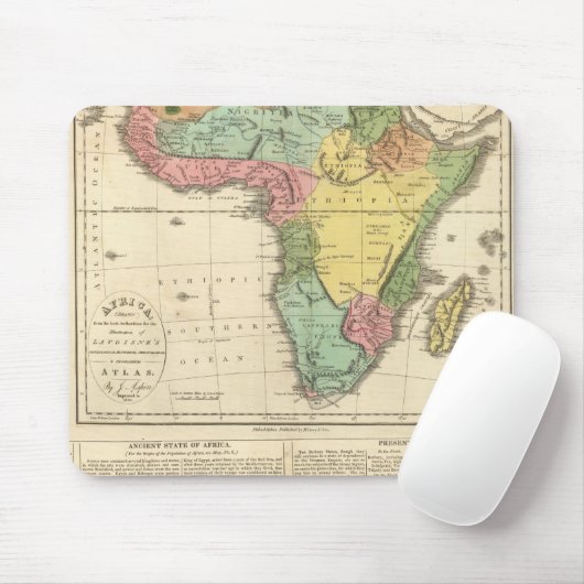 Afrika Atlas Map 2 Muismat (Met muis)