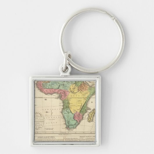 Afrika Atlas Map 2 Sleutelhanger (Voorkant)