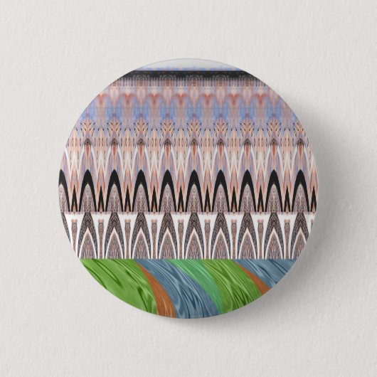 Afrika Azië traditioneel patroon Ronde Button 5,7 Cm (Voorkant)