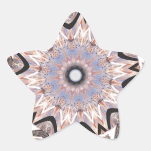 Afrika-Azië - traditioneel patroon Ster Sticker