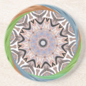 Afrika-Azië - traditioneel patroon Zandsteen Onderzetter (Voorkant)