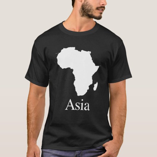 Afrika-Azië (voor donkere shirten) T-shirt (Voorkant)