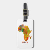 Afrika Bagagelabel (Voorkant verticaal)
