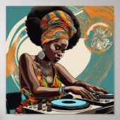 afrika bambaataa poster (Voorkant)