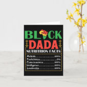 Afrika Black Dada Voeding Feit Melanine Bewust Kaart (Gele Bloem)