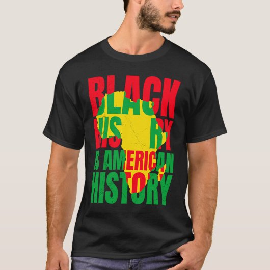 Afrika Black History American History USA African T-shirt (Voorkant)
