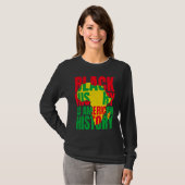Afrika Black History American History USA African T-shirt (Voorkant volledig)